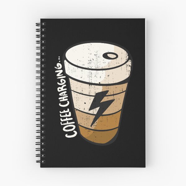 Item preview, Coffee Charging ..., Vintage, Morning Grumpy designed and sold by Shirtflyer.