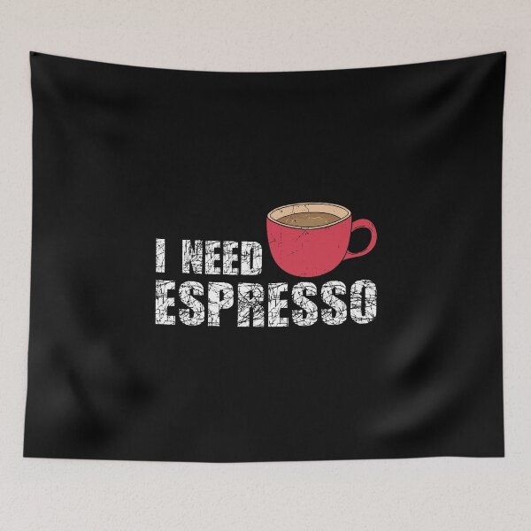 Item preview, I Need Espresso, Vintage, Morning Grumpy designed and sold by Shirtflyer.