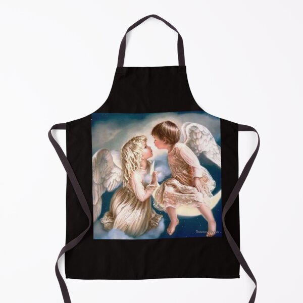 Item preview, Two Young Angels on the Cloud and Moon 2 designed and sold by Rowena Jones.