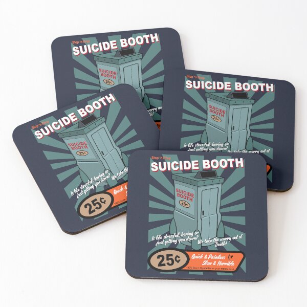 Item preview, Stop and Drop Suicide Booth designed and sold by McPod.