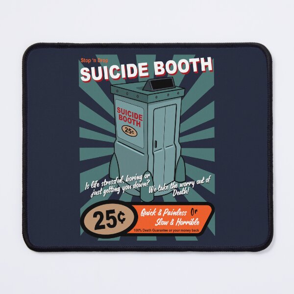 Item preview, Stop and Drop Suicide Booth designed and sold by McPod.