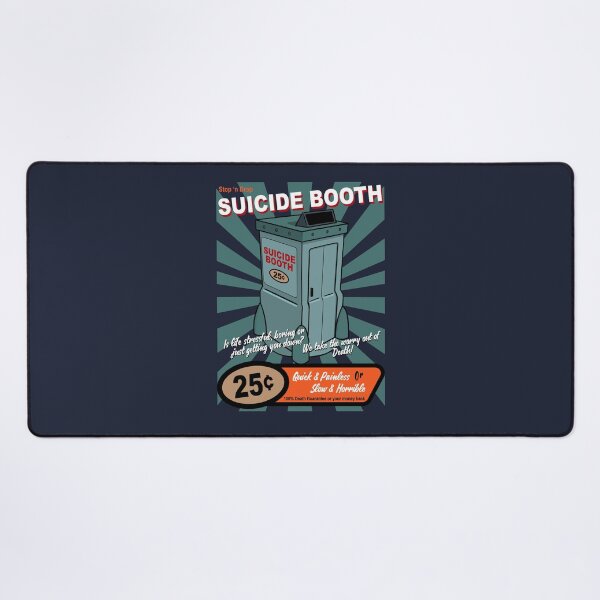 Item preview, Stop and Drop Suicide Booth designed and sold by Meta Cortex.