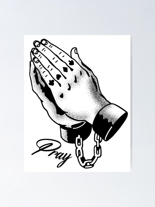 TATTOO FLASH POSTER【 Praying Hands 】 TATTOO FLASH POSTER【 Praying Hands 】（3,300+ Praying Hands