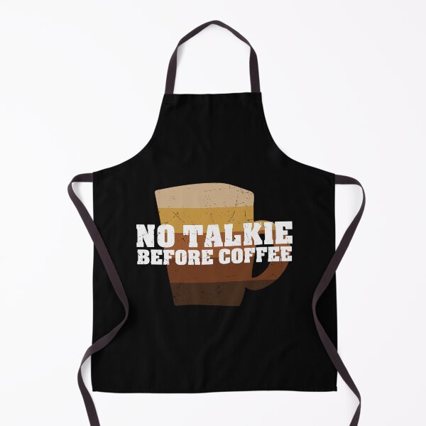 Item preview, No Talkie Before Coffee, Vintage, Morning Grumpy designed and sold by Shirtflyer.