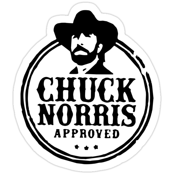 Chuck Norris Stickers By Nacambubum Redbubble