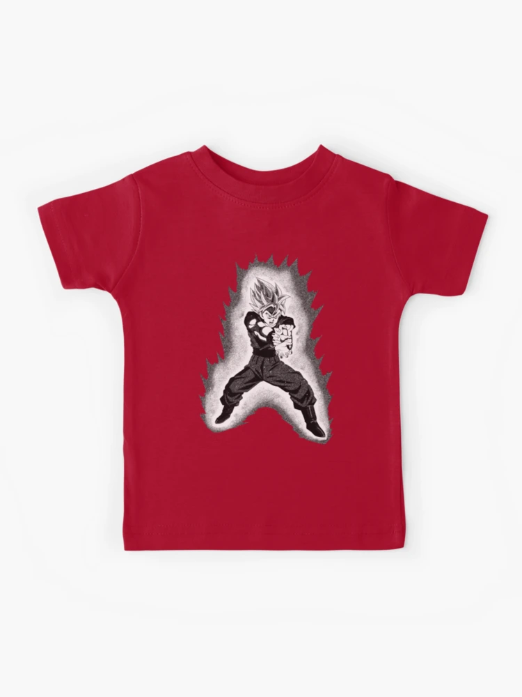 Black White Goku Super Sayajin Blue Kaioken Graphic pen Kids T-Shirt for  Sale by TuyulVectorize