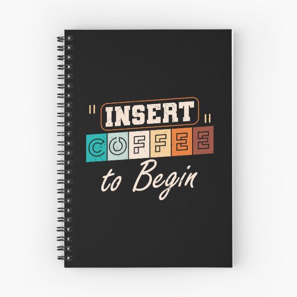 Item preview, Insert Coffe To Begin, Vintage, Morning Grumpy designed and sold by Shirtflyer.