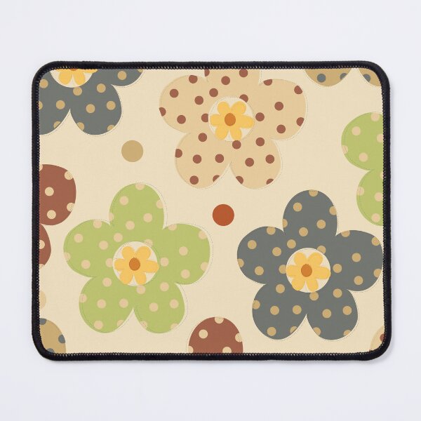 Item preview, Retro Groovy Flower. Polka Dot Groovy Flower Pattern. Vintage Daisy And Camomile Flower designed and sold by risingrocket.
