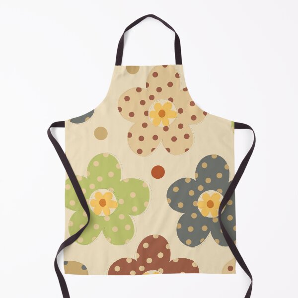 Item preview, Retro Groovy Flower. Polka Dot Groovy Flower Pattern. Vintage Daisy And Camomile Flower designed and sold by risingrocket.