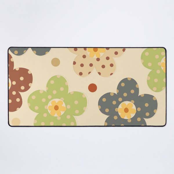 Item preview, Retro Groovy Flower. Polka Dot Groovy Flower Pattern. Vintage Daisy And Camomile Flower designed and sold by risingrocket.