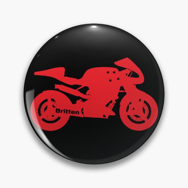 Item preview, Britten V1000 - Silhouette Red designed and sold by StudioFloyd.