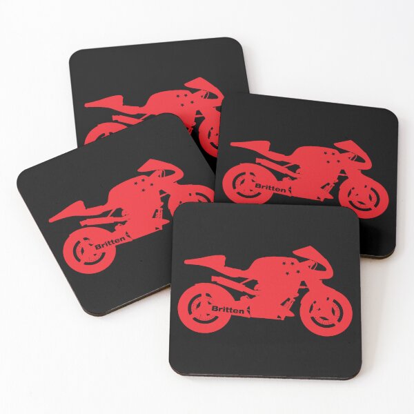 Item preview, Britten V1000 - Silhouette Red designed and sold by StudioFloyd.