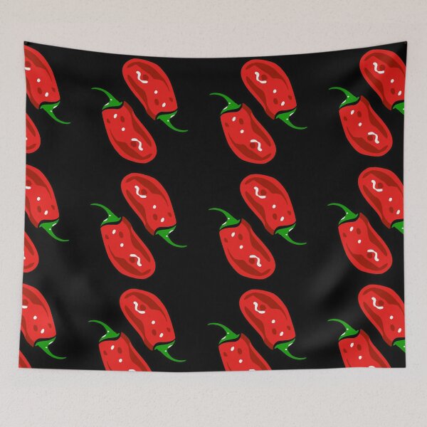 Item preview, Red Chili Pattern designed and sold by BRU Design.
