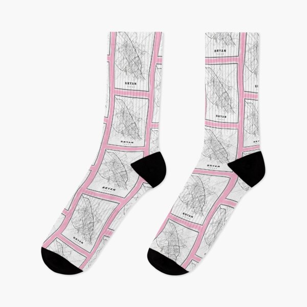 Item preview, Minimalist Pastel Pink Bryan Map designed and sold by Tamas Das.