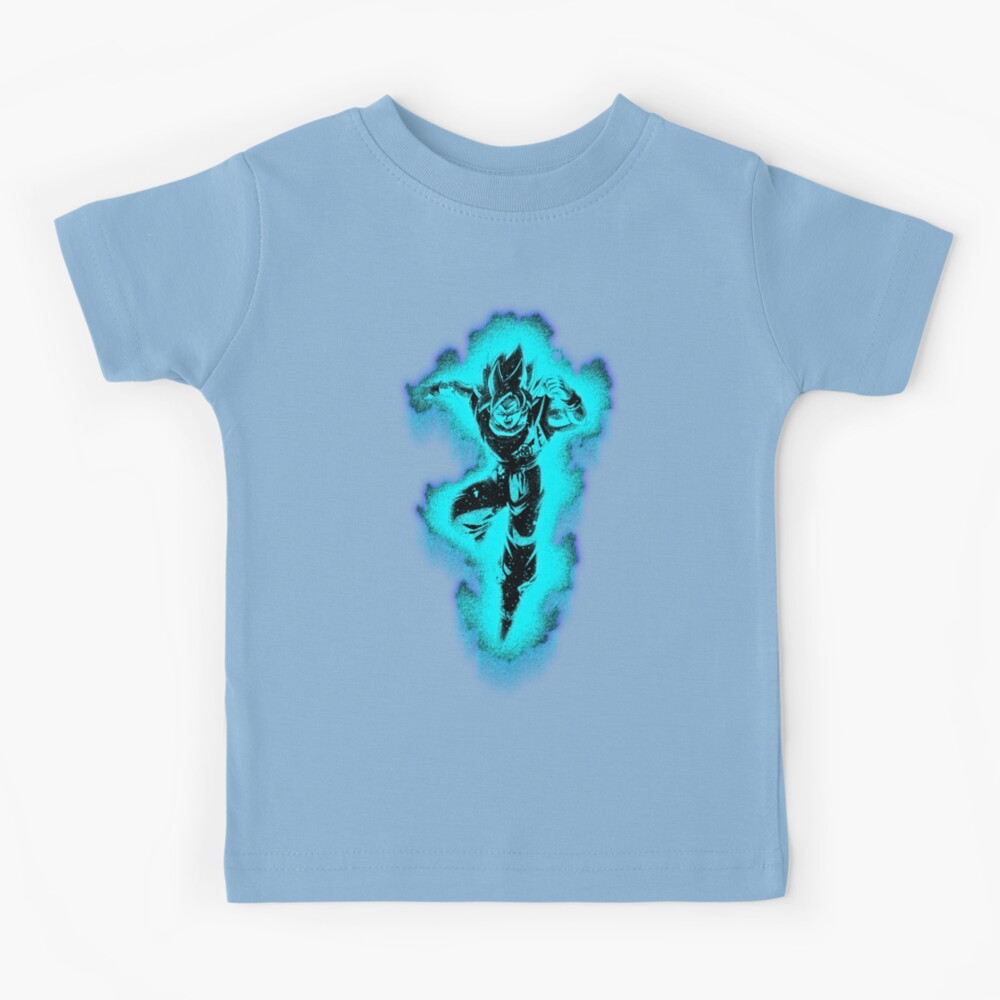 Black White Goku Super Sayajin Blue Kaioken Graphic pen Kids T-Shirt for  Sale by TuyulVectorize