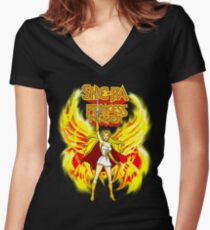 She-Ra Women's Fitted V-Neck T-Shirt