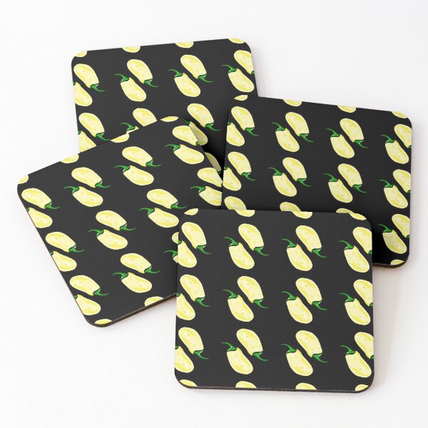 Item preview, Yellow Chili Pattern designed and sold by BRU Design.