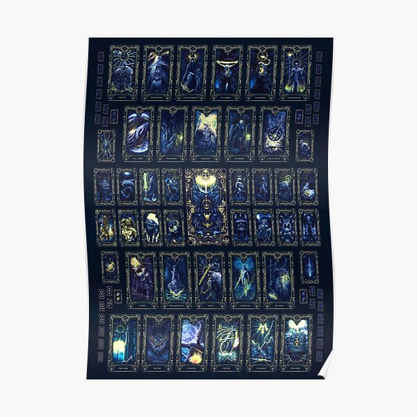 The Golden Grace Era Tarot by Ghonz inspired in Elden Ring Poster