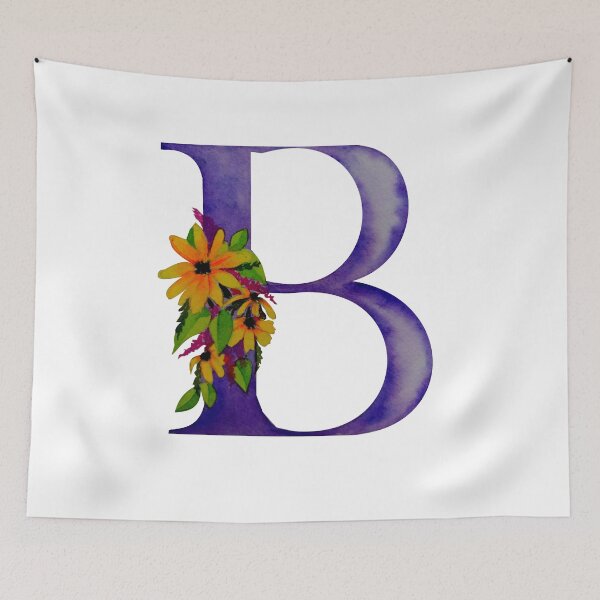 Item preview, Monogram Letter B designed and sold by Cobalt Blue Watercolors.