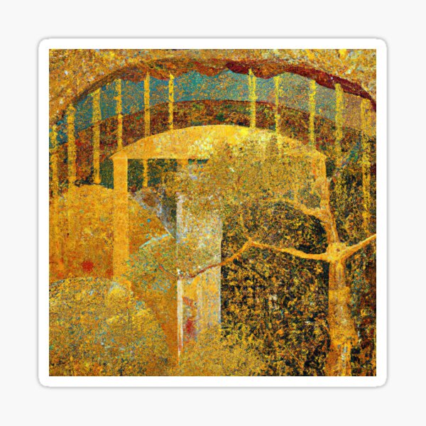 Aperçu de l'œuvre Jardin doré de Gustav Klimt créée et vendue par maniacfitness.