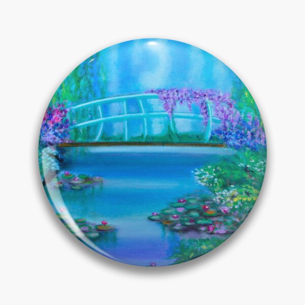 Item preview, Enchanted Garden of Giverny inspired by Monet designed and sold by artbymanjiri.