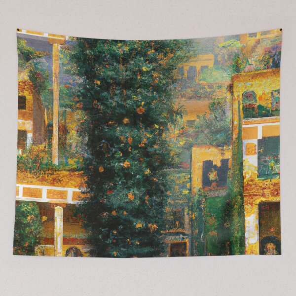 Item preview, Klimt Hanging Gardens of Babylon designed and sold by maniacfitness.