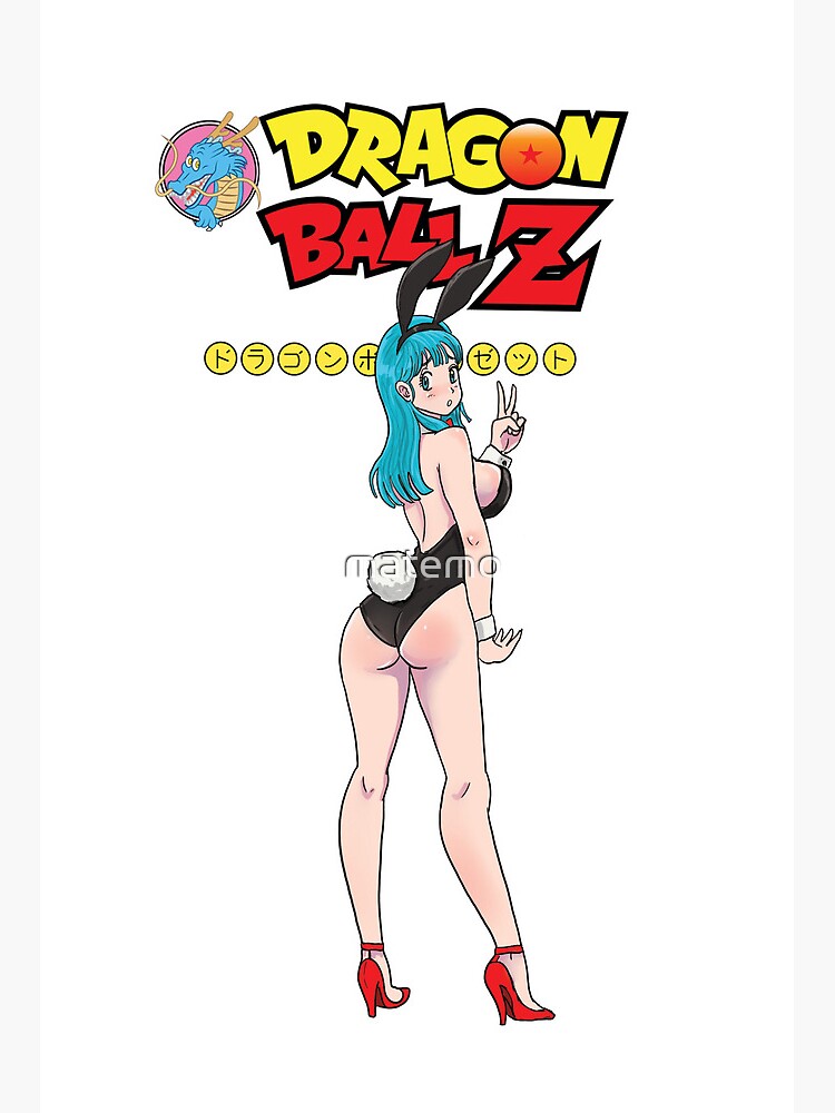 Bulma 2S Sexy bunny suit Dragon Ball Art Board Print for Sale by