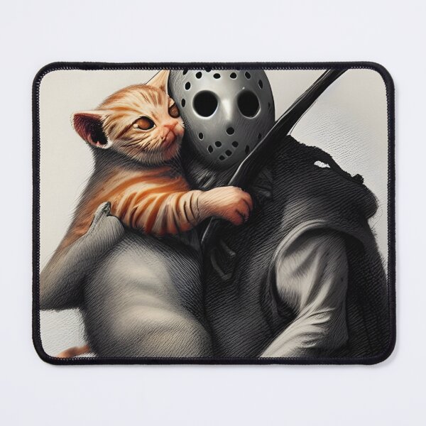 Item preview, Friday the 13th Part Nine Lives Cute Cat Killer Couple designed and sold by Horrorscape.