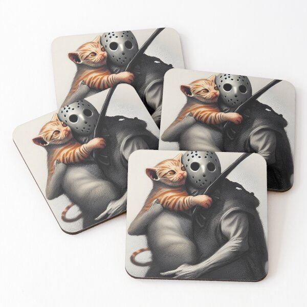 Item preview, Friday the 13th Part Nine Lives Cute Cat Killer Couple designed and sold by Horrorscape.