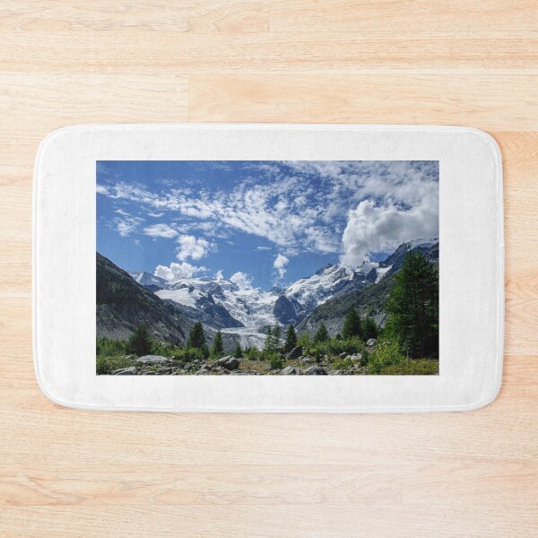 Item preview, Bernina Group with Morteratsch Glacier, Engadin, Switzerland designed and sold by Erwin G. Kotzab.