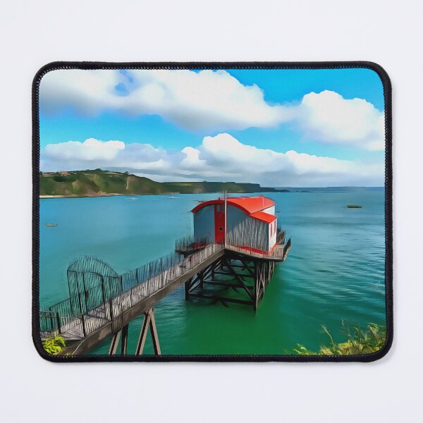Item preview, Tenby Lifeboat Station (Painting) designed and sold by cmphotographs.