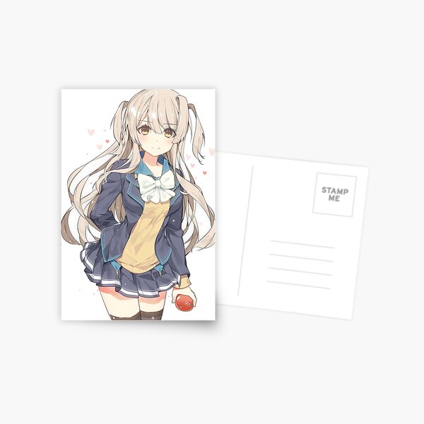 Lovely Blonde Anime Girl Postcard By Joska1337 Redbubble