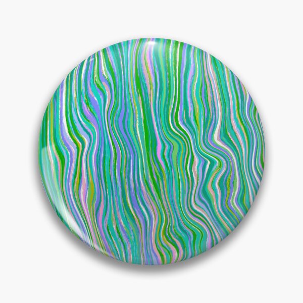 Item preview, Green, Blue and Purple Multicolored Vertical Stripes Modern Liquid Swirl Abstract Pattern Design designed and sold by theprintedclub.