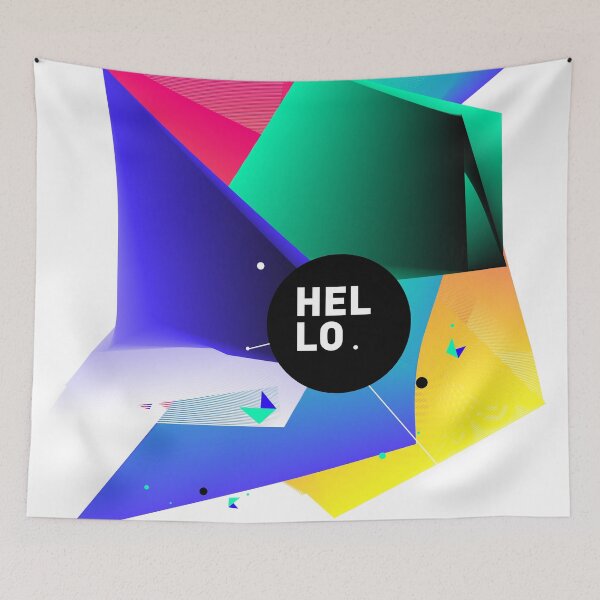 Item preview, geometric colors designed and sold by singpentinkhepi.