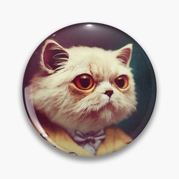 Item preview, anthropomorphic cat portrait - Persian cat detective wearing a coat.  designed and sold by Catator.