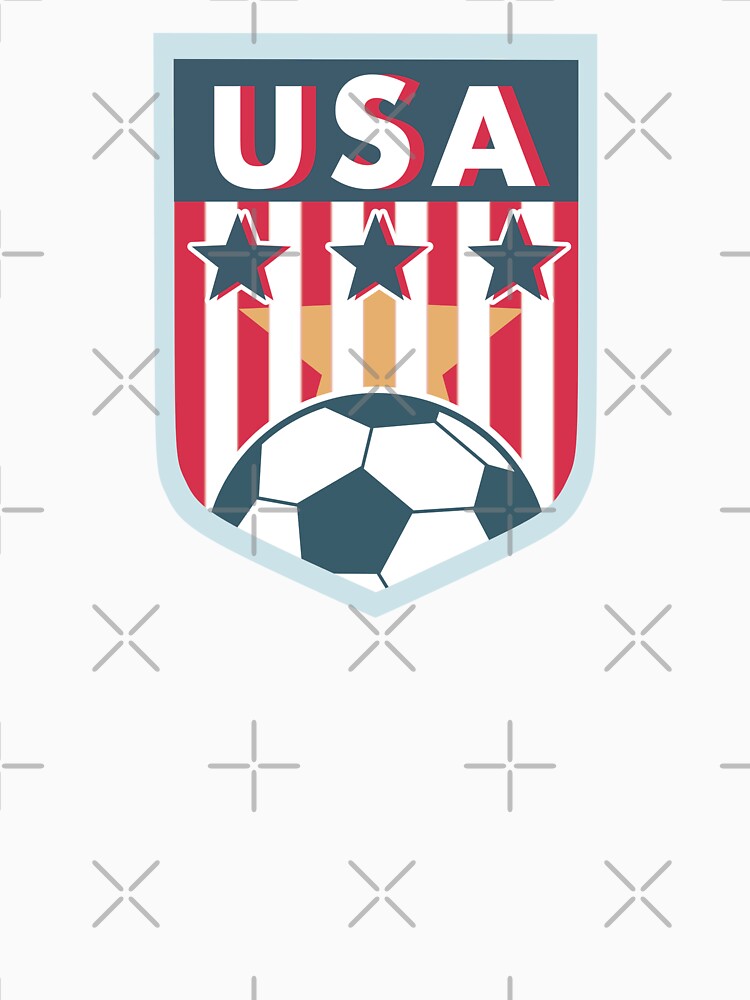 USA Soccer Crest #1- American National Soccer Team' Essential T-Shirt for  Sale by Numero14