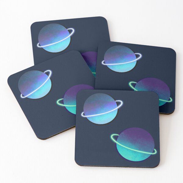 Item preview, Twin Planets blue designed and sold by Panda-Cloud.