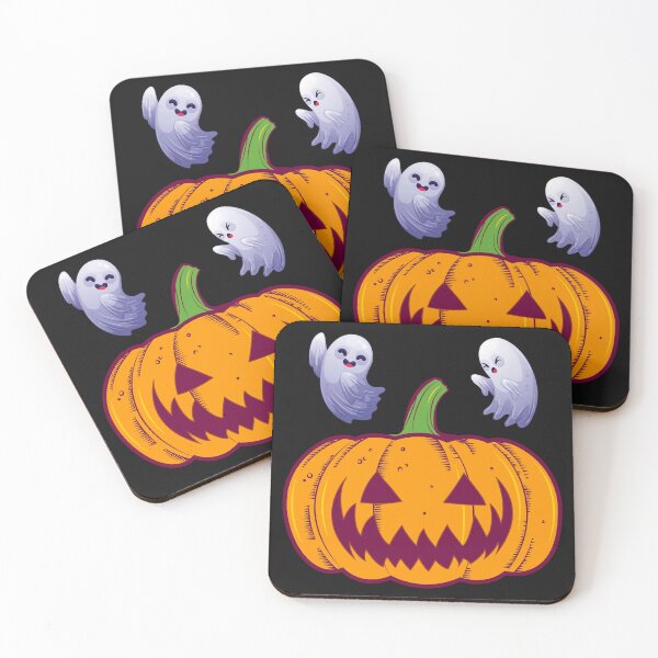 Item preview, Halloween pumpkin and ghost designed and sold by blip1337.