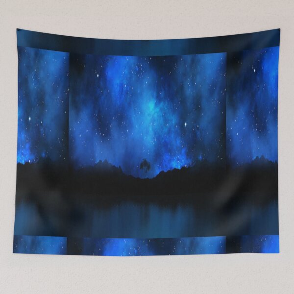 Item preview, Cool blue nebula galaxy outer space Universe designed and sold by BEAUTY ⭐⭐⭐⭐⭐.