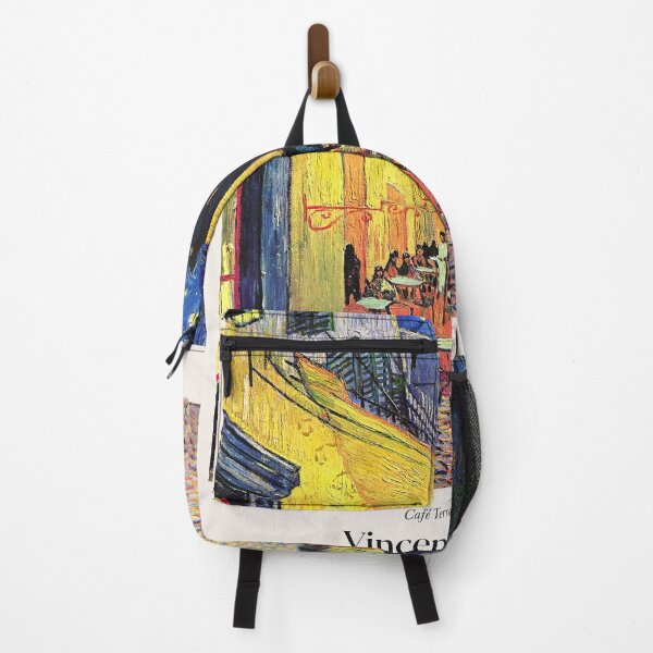 Item preview, Cafe Terrace at Night by Van Gogh with text  designed and sold by MurellosArt.