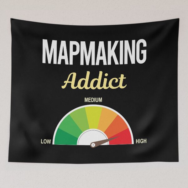 Item preview, Addict Mapmaking Mapmaker Map Making Maker Cartography Cartographer designed and sold by FrankVitgenos0.