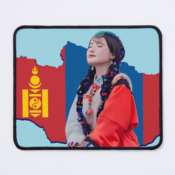 Item preview, Mongolian woman in national clothing designed and sold by AlexSin.