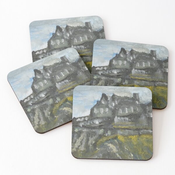 Item preview, Edinburgh Castle Scotland painting  designed and sold by WorldOfWendyArt.