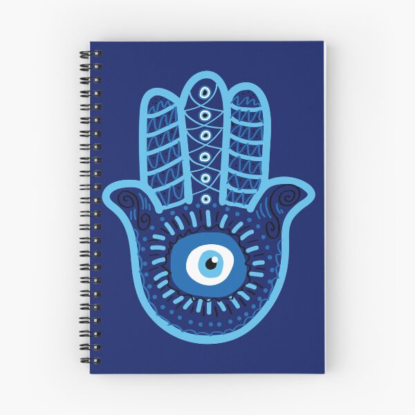 Item preview, Arabic Blue Hamsa Evil Eye Protection  designed and sold by euphoriashop4.