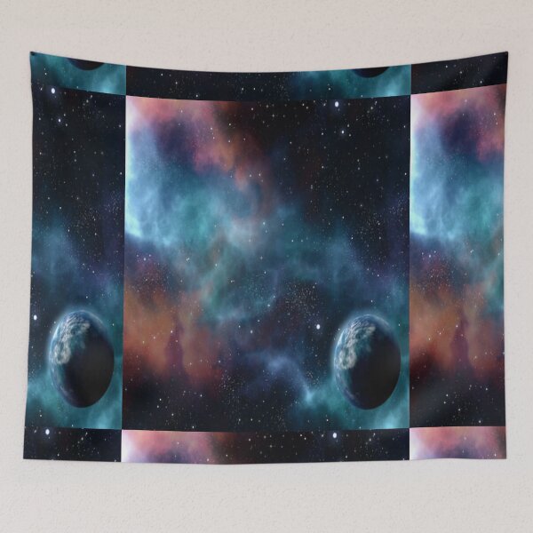 Item preview,  Cool blue nebula galaxy outer space Universe designed and sold by BEAUTY ⭐⭐⭐⭐⭐.