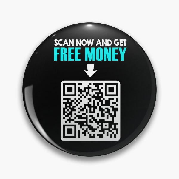 Item preview, Free money RickRoll QR code joke designed and sold by VinagreShop.