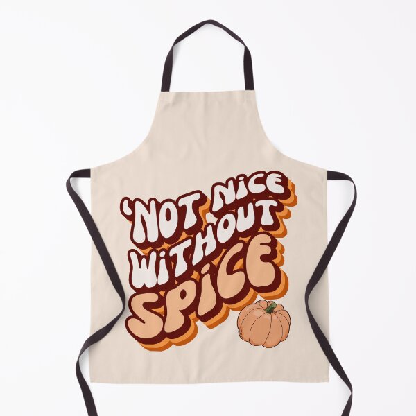 Item preview, Retro Style Pumpkin Spice Lover ‘Not Nice Without Spice designed and sold by Mumzy2many.