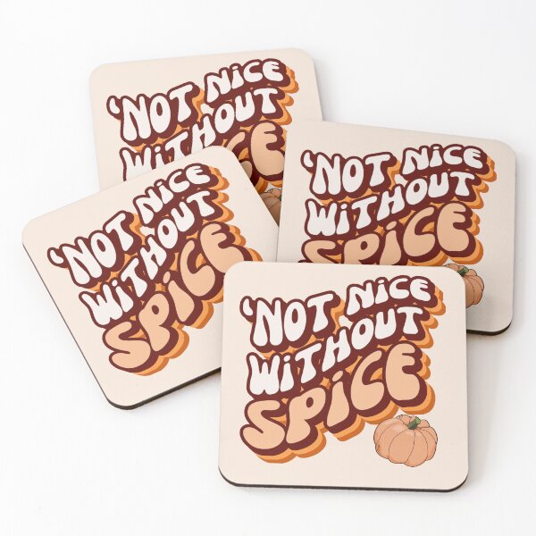 Item preview, Retro Style Pumpkin Spice Lover ‘Not Nice Without Spice designed and sold by Mumzy2many.