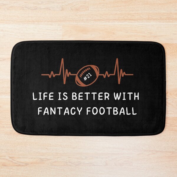 Item preview, Life Is Better With Fantasy Football Nurse Heartbeat designed and sold by Artpawsy.