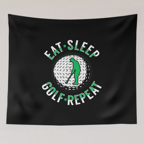 Item preview, Eat Sleep Golf Repeat - funny golfer designed and sold by Captain Mood.